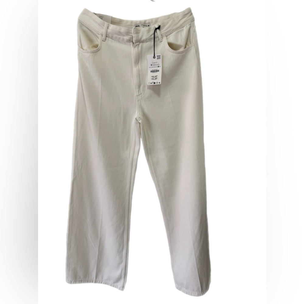 FINAL ALREADY REDUCED PRICE!!! Zara White Wide-Leg Pant